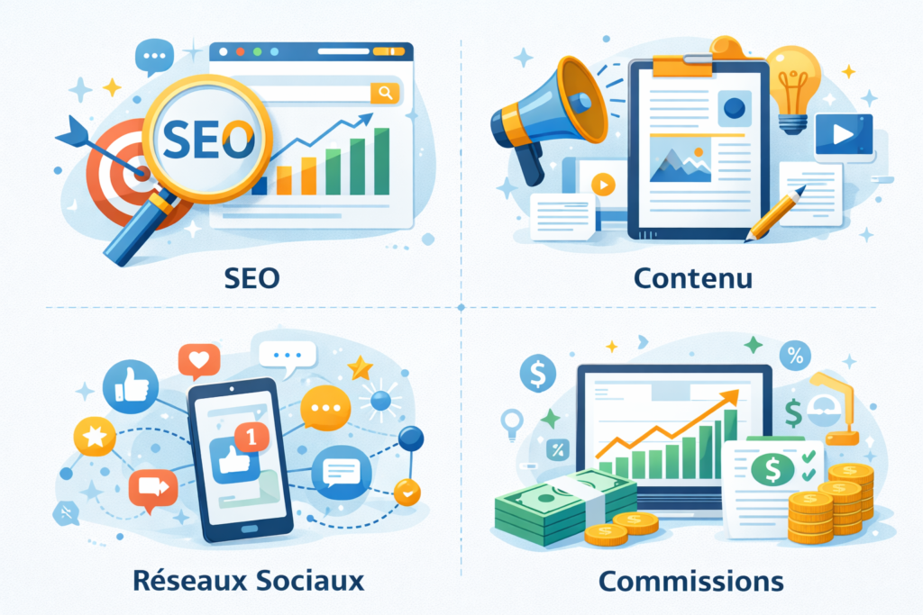 stratégies pour réussir en affiliation