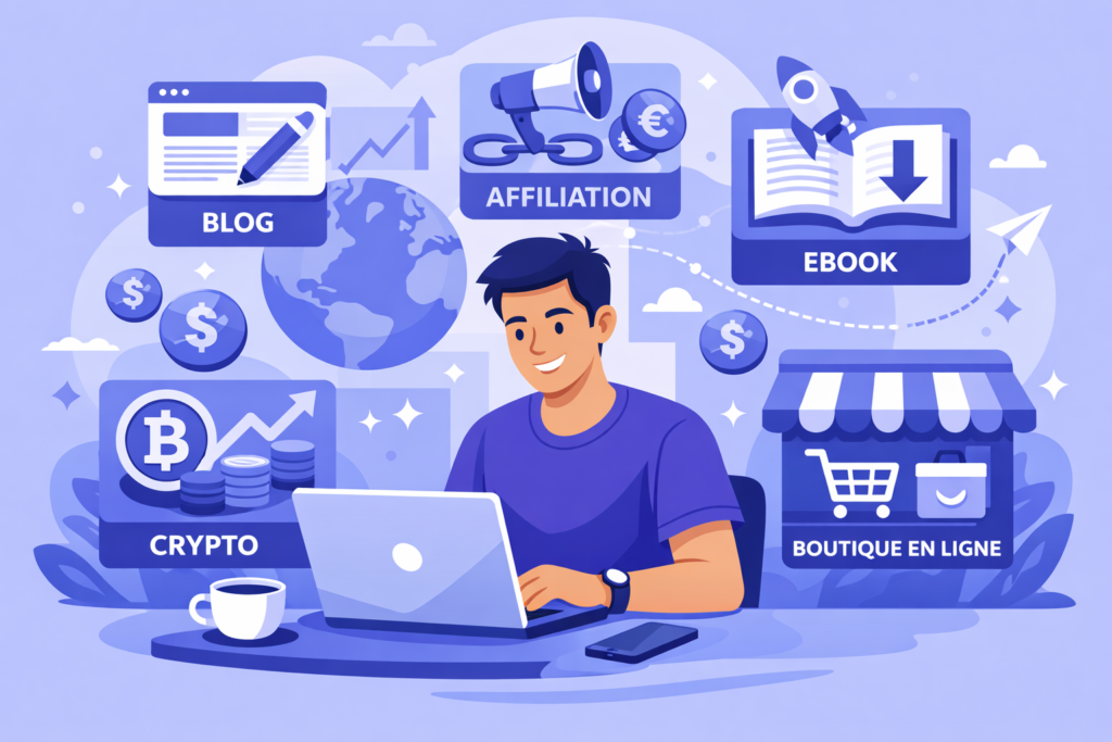 idées de revenus passifs sur internet pour gagner de l'argent en ligne