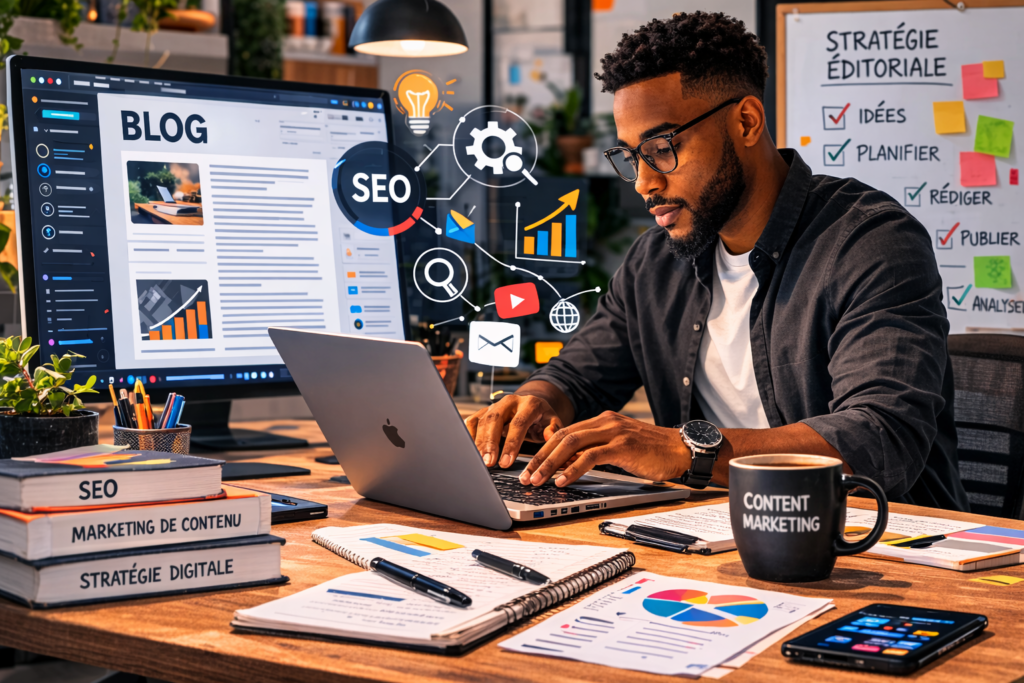 création de contenu de qualité 