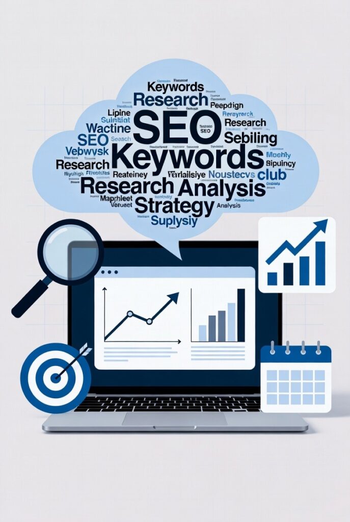 illustration recherche mot clé