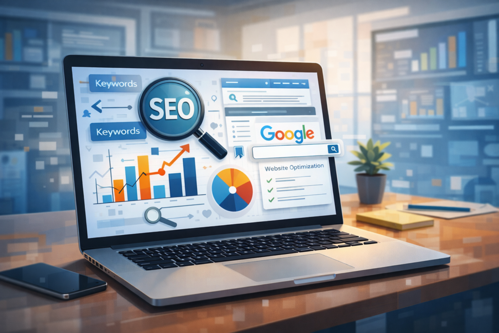 optimisation SEO dans une stratégie de marketing digital